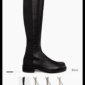 Stuart Weitzman black suede over the knee boots